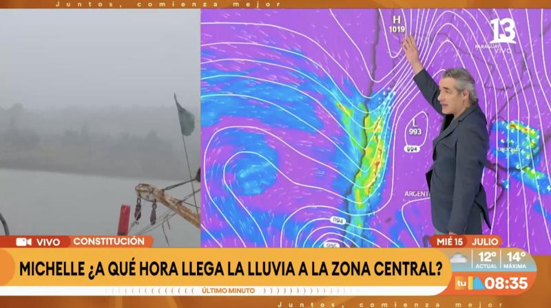 José Luis Repenning realiza recomendación tras llegada de intensas lluvias.