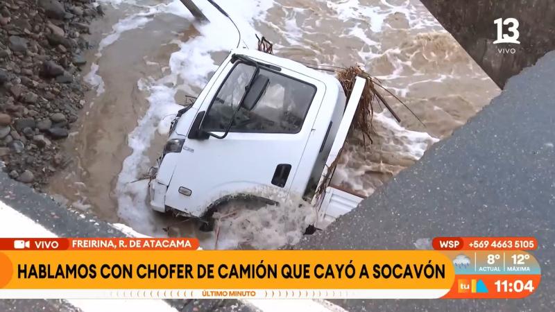 Vecinos de Freirina salvaron a padre e hijo que cayeron a socavón