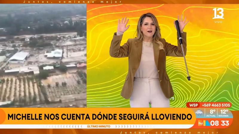 Michelle Adam en "Tu Día"