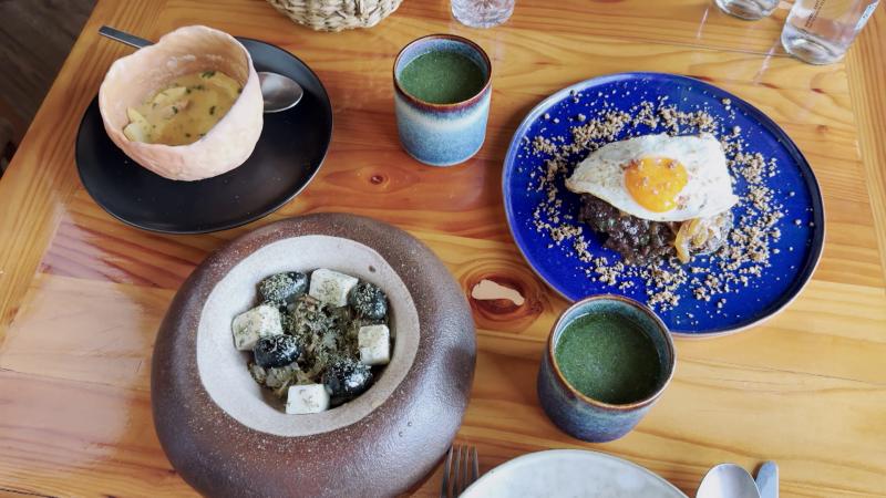 Parte del menú del Restaurante Olichen / 13C