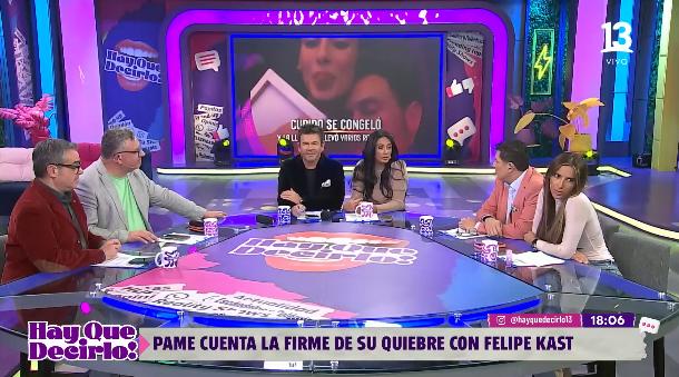 Pamela Díaz habla sobre su quiebre con Felipe Kast.