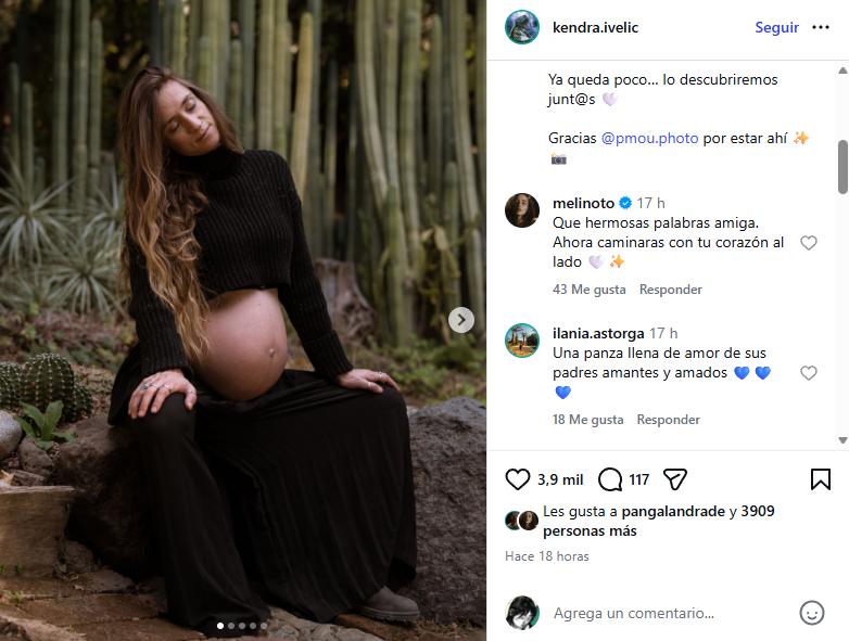 Meli Noto felicita a prima de Pangal por su embarazo | Instagram