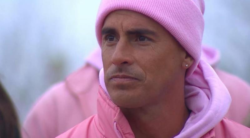 Camilo Huerta antes de la competencia / Canal 13