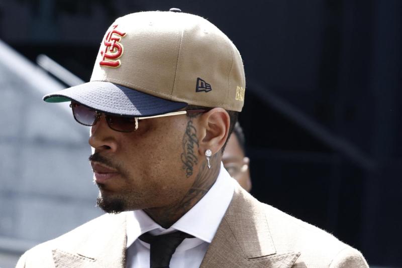Chris Brown en julio 2026 - AFP