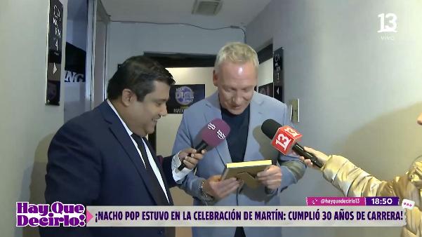 ¡Hay que decirlo! asistió a la celebración por los 30 años de trayectoria de Martín Cárcamo.