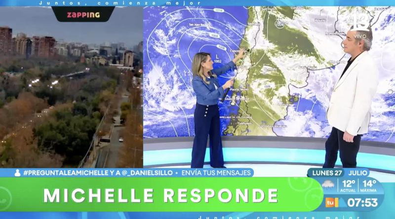 Lluvias en Santiago: Michelle Adam entrega nuevo informe del tiempo.