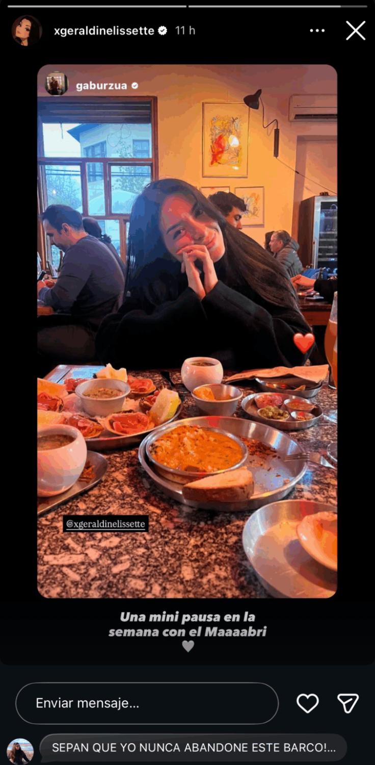Geraldine Muñoz comparte la foto | Instagram