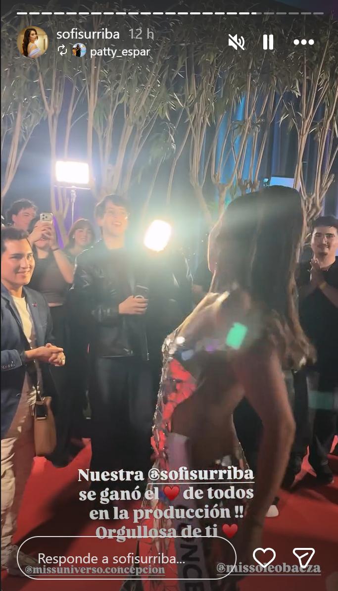 Sofía Surriba utilizando el vestido de Kika Silva | Instagram