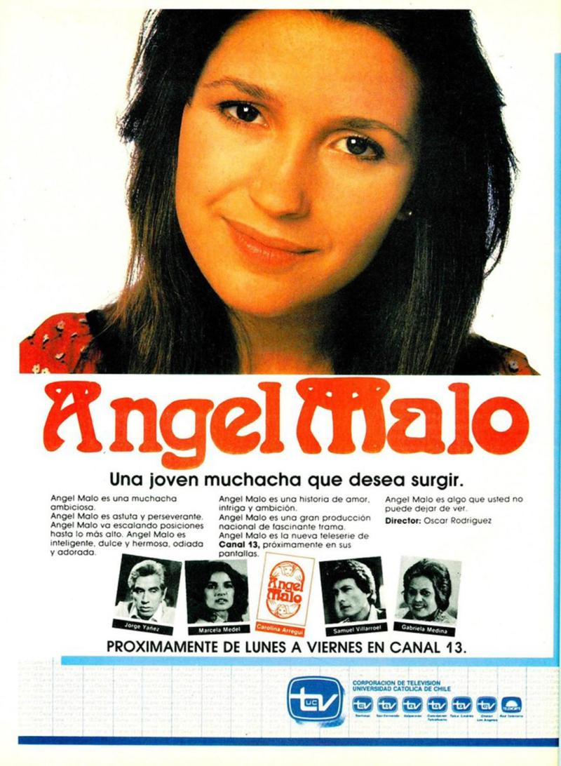 El programa TV o no TV entregó detalles de la teleserie Ángel Malo (1986)