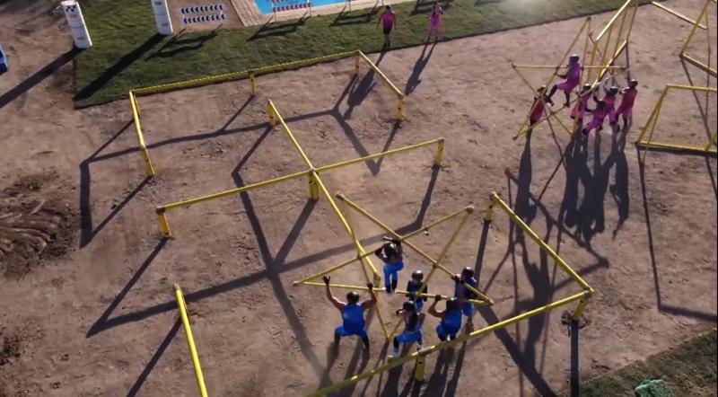 Competencia por equipos en Vecinos al límite