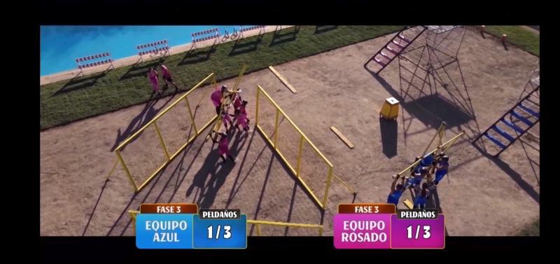 Competencia por equipos en Vecinos al límite