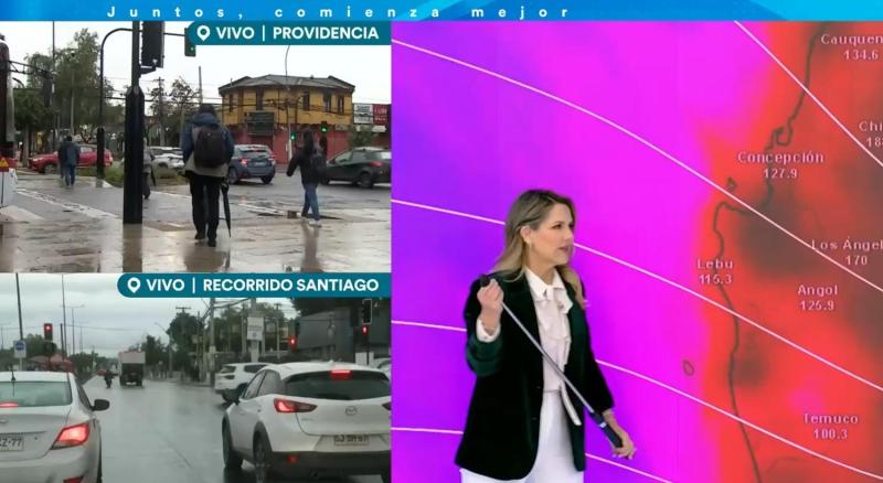 Michelle Adam en "Tu Día" / Canal 13