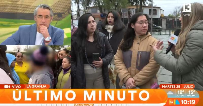 "Tu Día" conversó con las apoderadas del colegio / Canal 13
