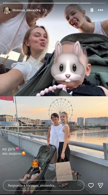 Alexandra junto a su familia en Rusia | Instagram