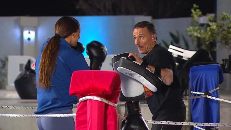 Gonzalo Egas lideró una actividad de boxeo / Canal 13