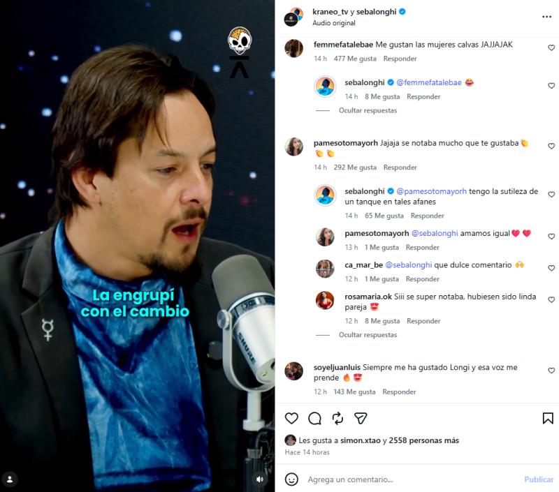 Comentarios tras sus declaraciones | Instagram