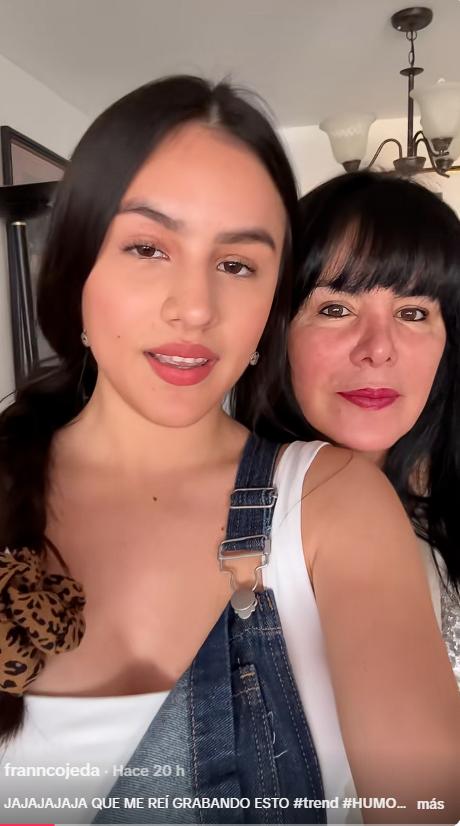 Anita Alvarado junto a su hija Francisca | TikTok