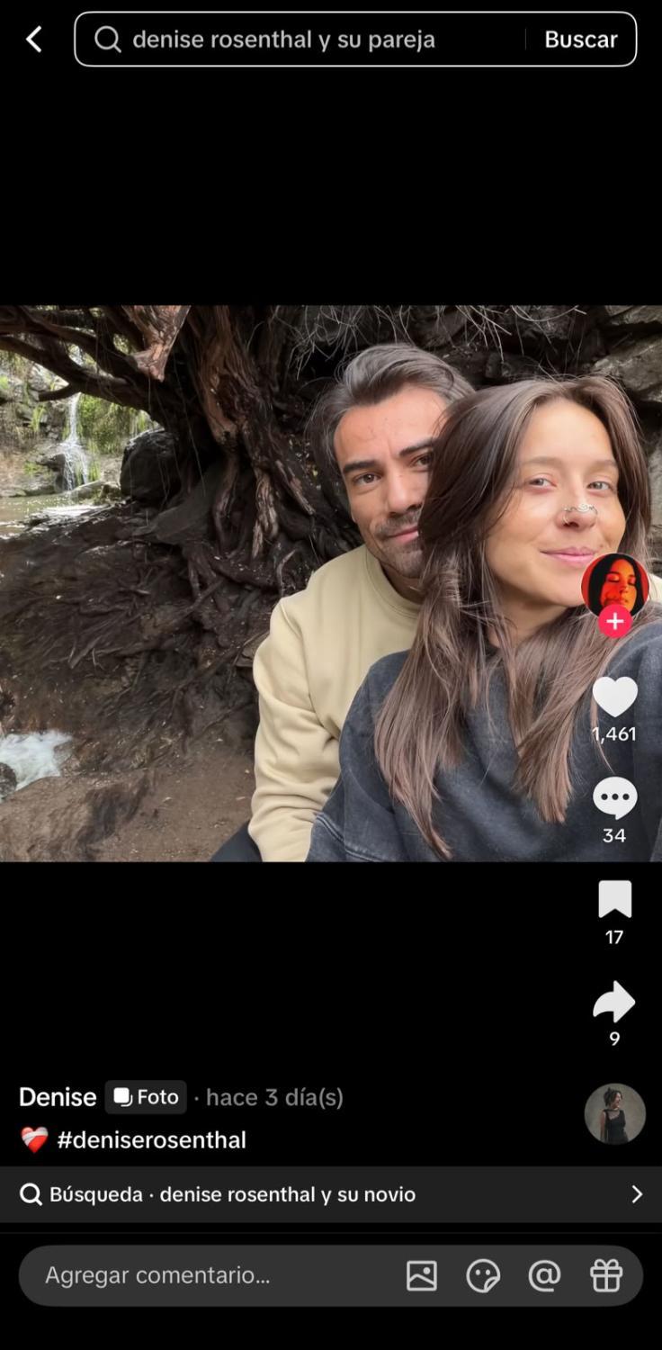Mauricio Noval y Denise Rosenthal | TikTok
