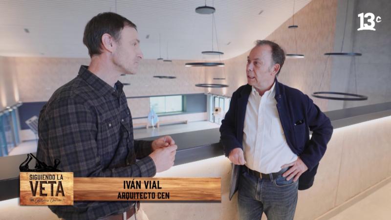 Guillermo Gomien e Iván Vial, arquitecto del Centro Espacial Nacional / 13C
