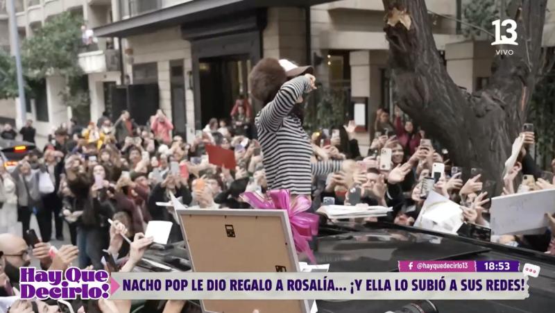 El regalo de Nacho Pop a Rosalía.