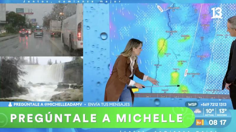 Michelle Adam actualiza el informe del tiempo ante nuevo sistema frontal.