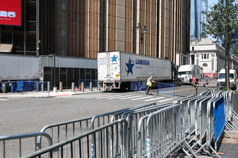 Preparativos en Madison Square Garden por supuesta boda de Taylor Swift | AFP