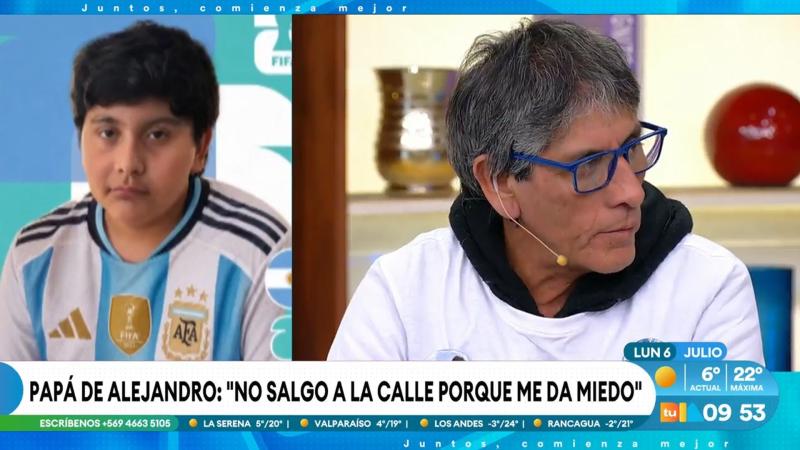 El padre de Alejandro en "Tu Día"
