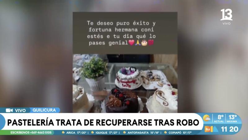Quilicura: sujetos que roban pastelería se jactaban en redes sociales.