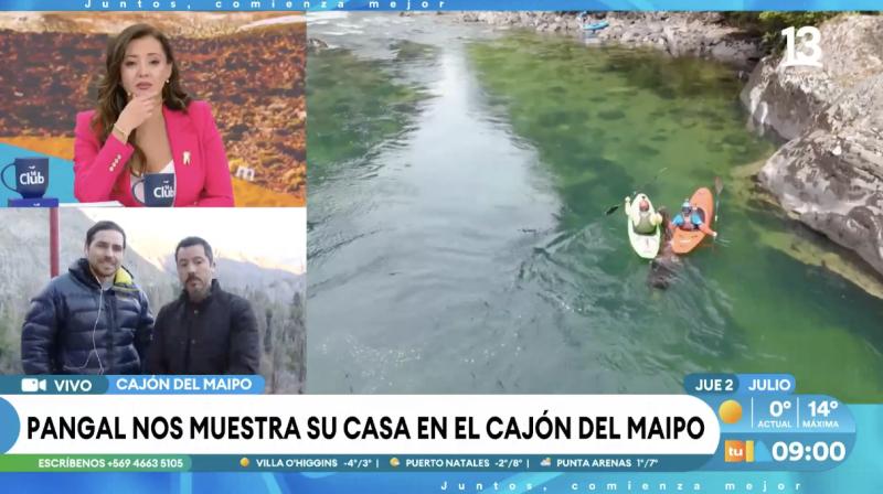 Pangal Andrade se emociona al contar la historia de la yegua que rescató.