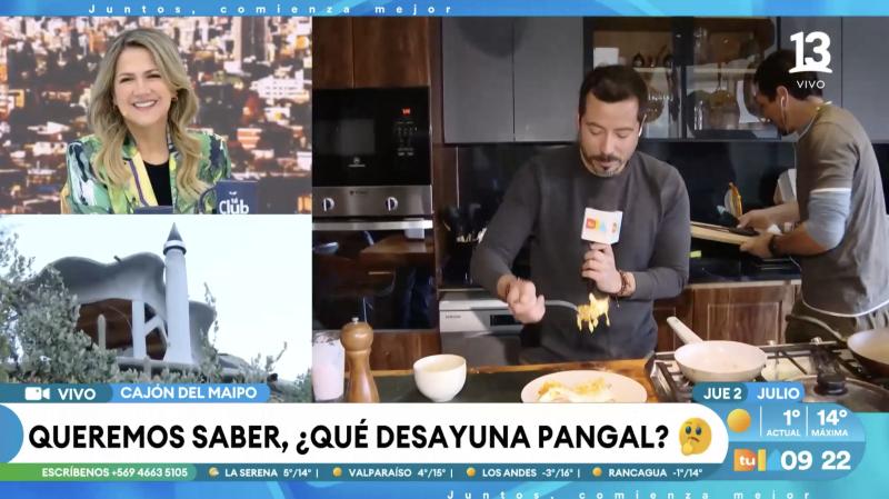 Pangal Andrade enseñó a realizar su desayuno maldito.