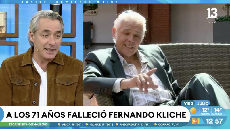José Luis Repenning dedica palabras a Fernando Kliche tras su fallecimiento.