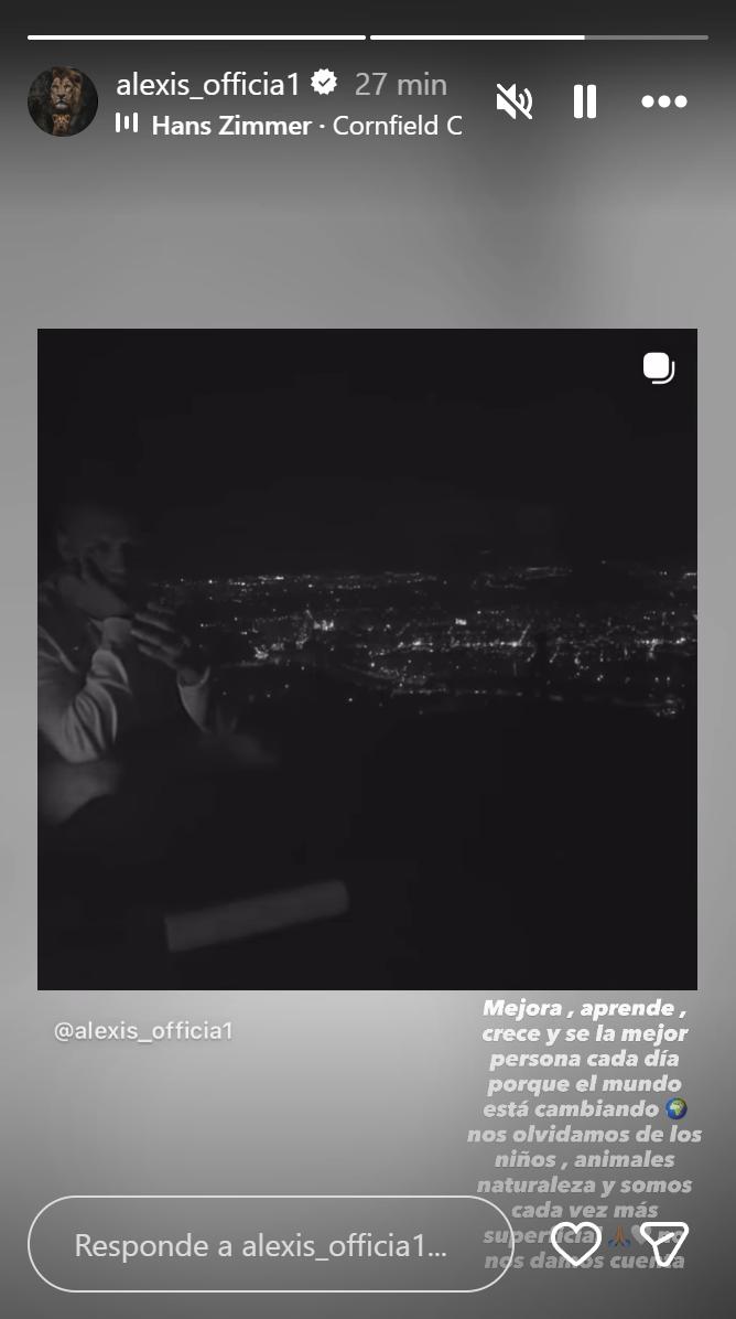 Reflexión del deportista - Instagram @alexis_officia1