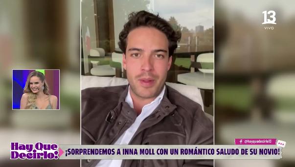 Prometido de Inna Moll le envía lindo mensaje desde México.