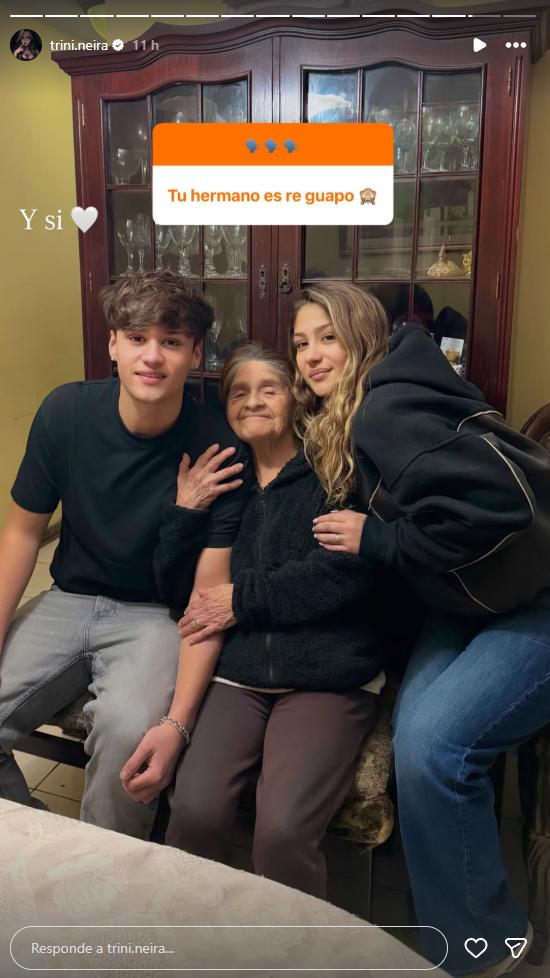 Trini Neira reacciona a comentario por su hermano | Instagram