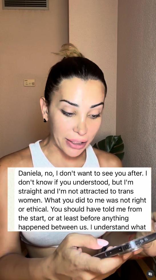 Algunos de los mensajes que recibió Daniela Requena | Instagram