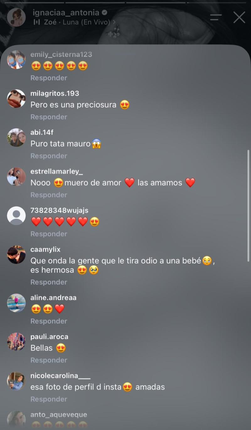 REACCIONES A IMAGEN DE IGNACIA ANTONIA CON SU HIJA | Instagram