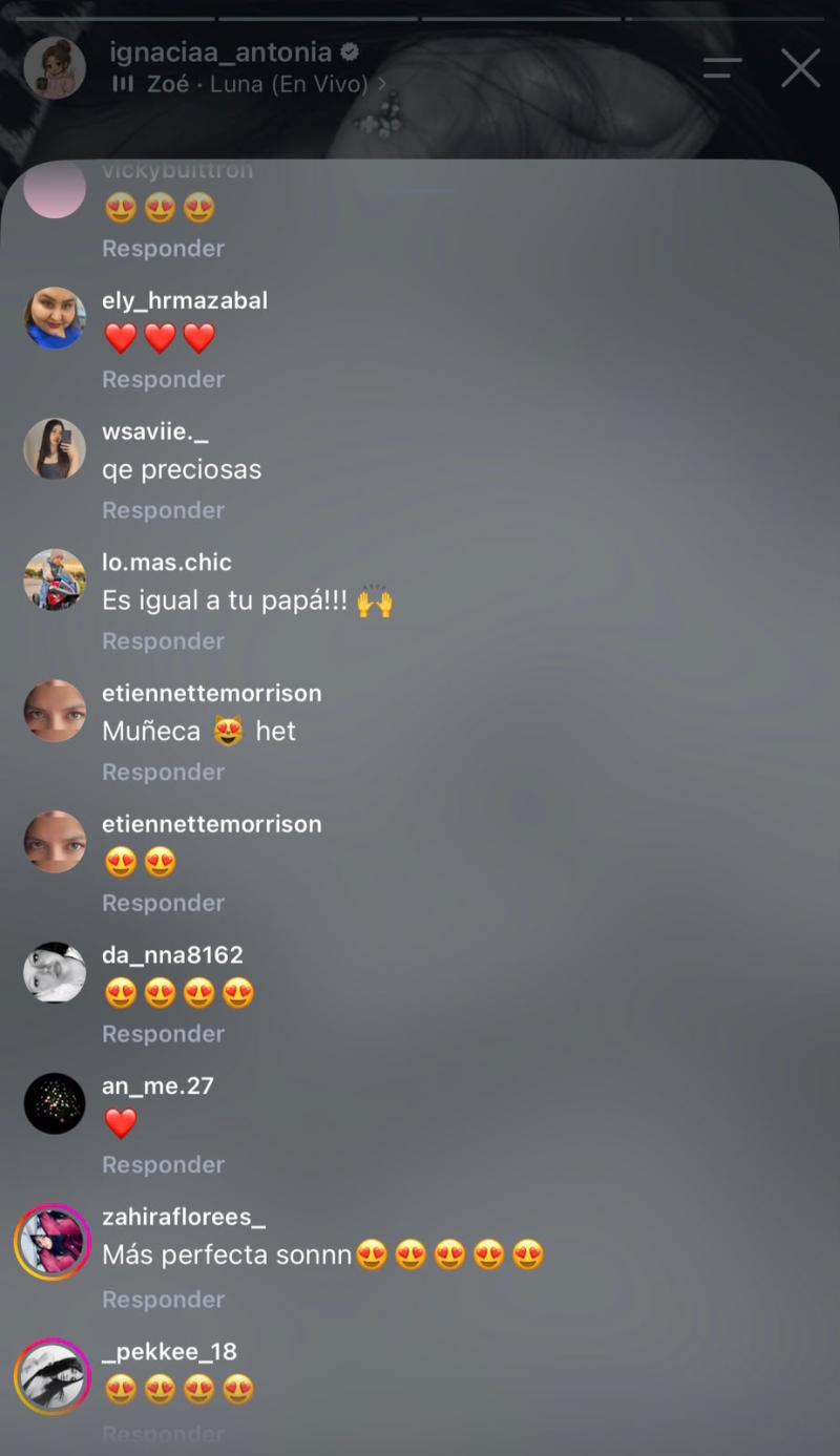 REACCIONES A IMAGEN DE IGNACIA ANTONIA CON SU HIJA | Instagram