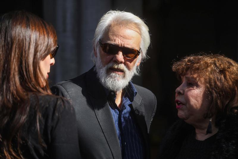 Fernando Kliche en el funeral de su padre, agosto 2024 | Agencia Uno