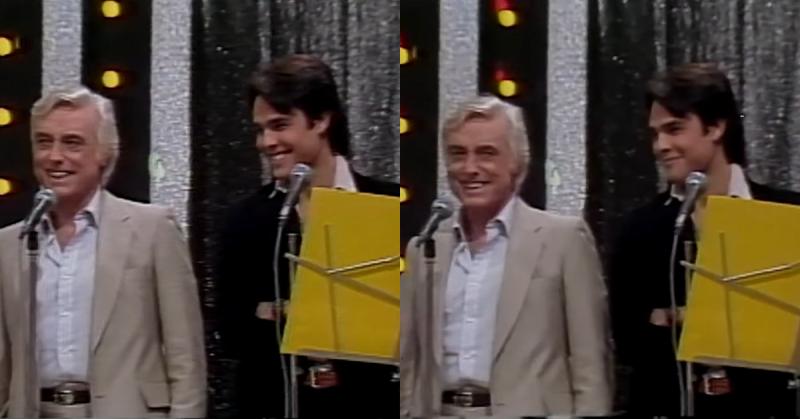 Fernando Kliche y su papá Walter estuvieron en Sábados Gigantes (1982)