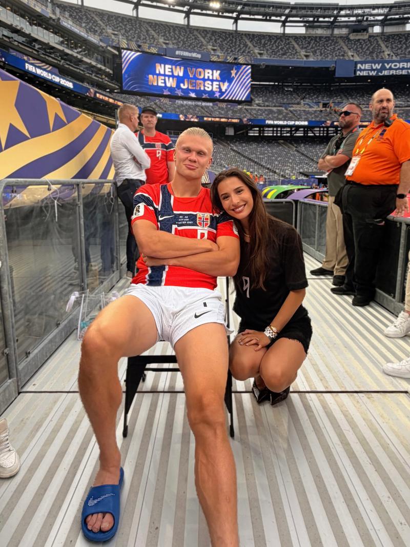 Haaland e Isabel Haugseng Johansen | Instagram