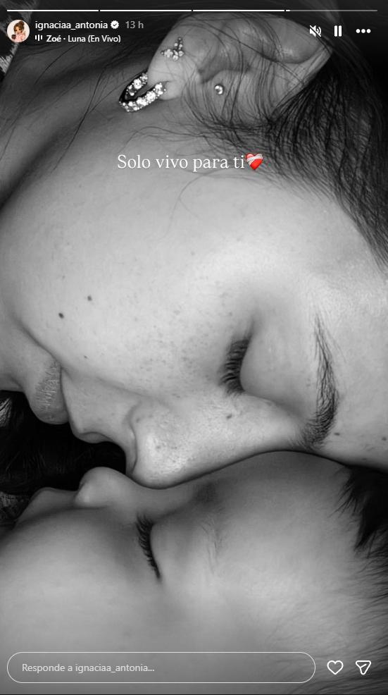 Ignacia Antonia muestra el rostro de sus bebé y seguidores indican que se parece al abuelo | Instagram
