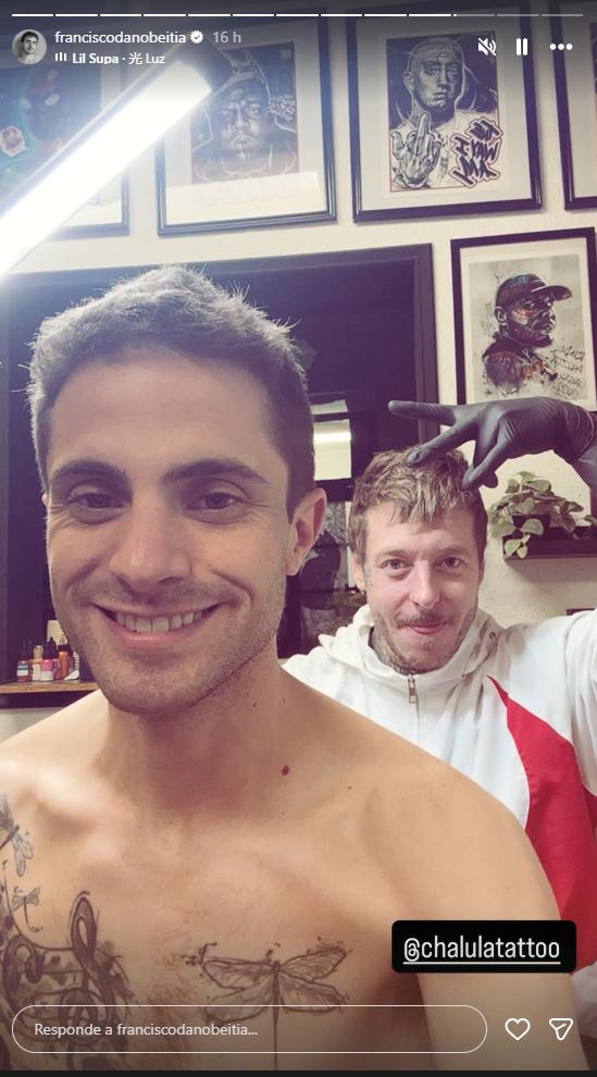 Los tatuajes de Francisco Dañobeitia y el detalle que llamó la atención | Instagram