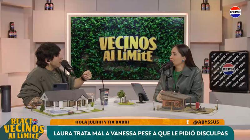 React de Vecinos al límite analiza el comportamiento de Vanessa Santos