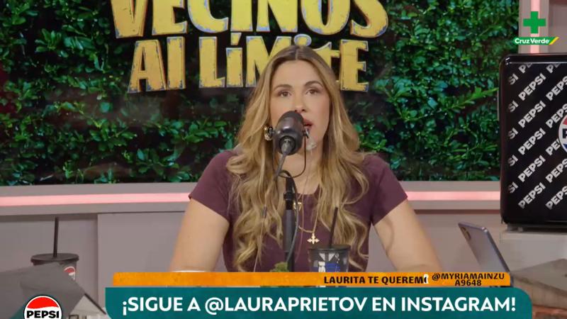 Laura Prieto en el react de Vecinos al límite