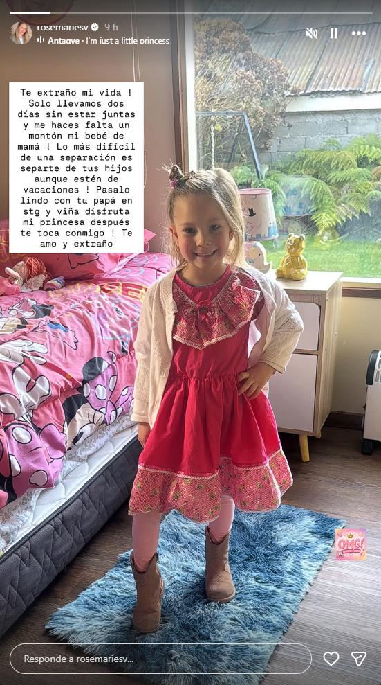 Rosemarie Dietz dedica mensaje a su hija | Instagram