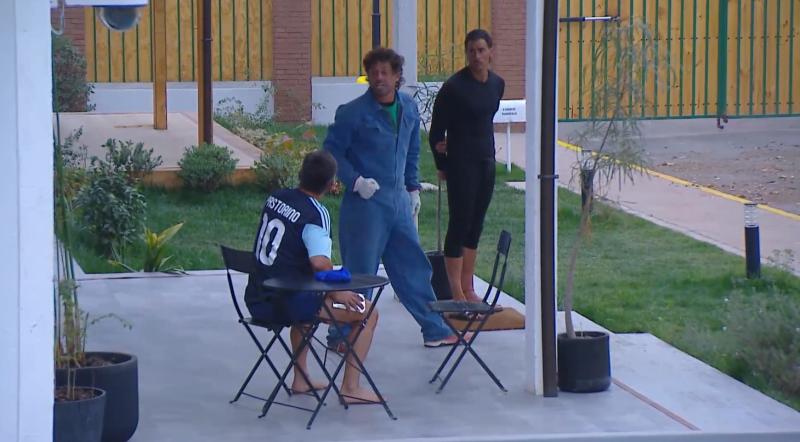 Joche Bibbó y Agustín Pastorino en Vecinos al límite
