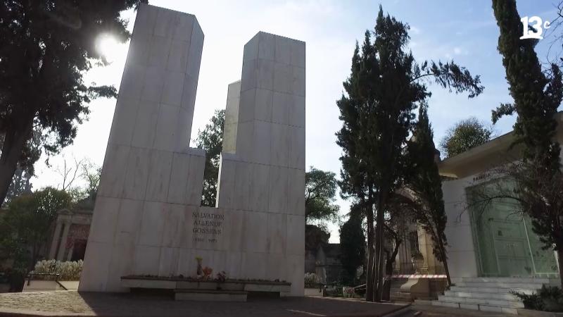 Tumba del expresidente Salvador Allende. 13C.