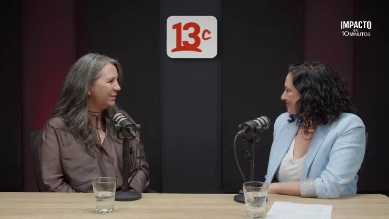 Anita Marambio, fundadora y CEO de Workmate y Daniela Yazigi. Créditos: 13C.