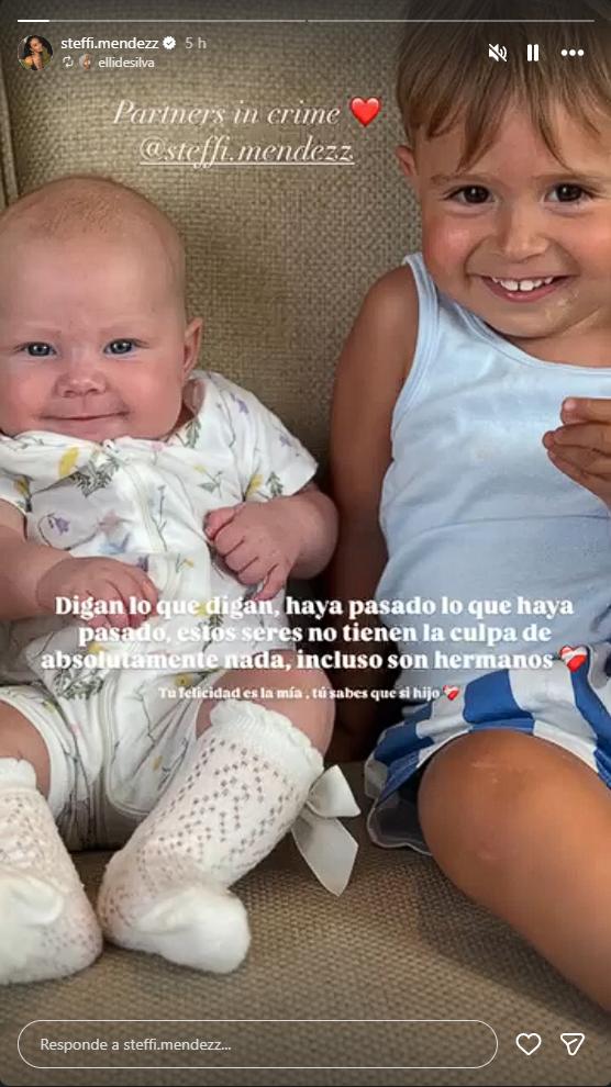 El gesto de Steffi Méndez tras la foto de Gio junto a su hermana Posie | Instagram