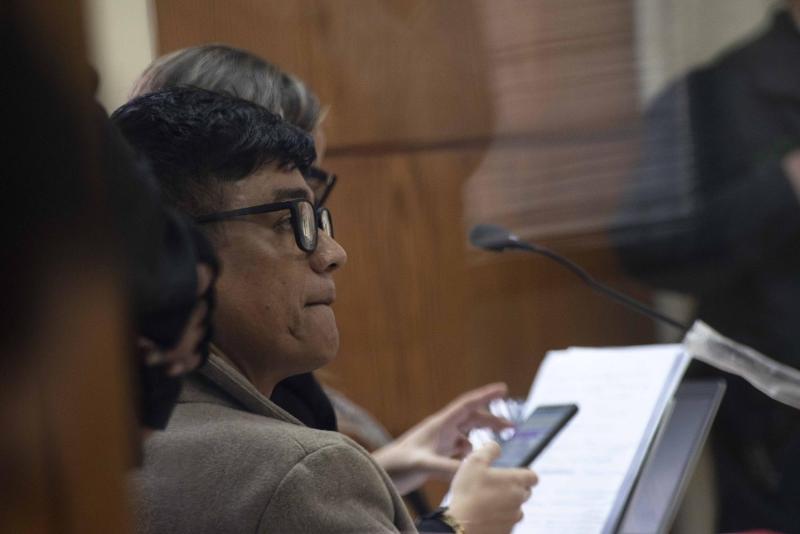 Américo durante audiencia de formalización, San Javier | Agencia Uno